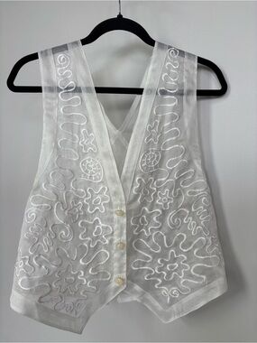 Sheer‎ Design Vest Size L